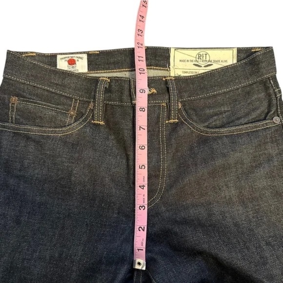 Rogue Territory | Stanton Slim Straight Indigo Selvedge Denim Jeans Size 28 - Picture 6 of 10